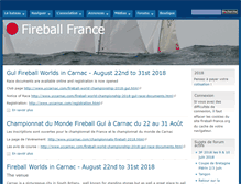Tablet Screenshot of fireball-france.org